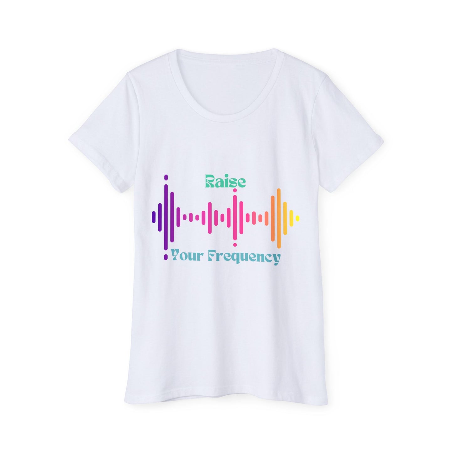 Organic T-Shirt: Raise Your Frequency Women's Tee